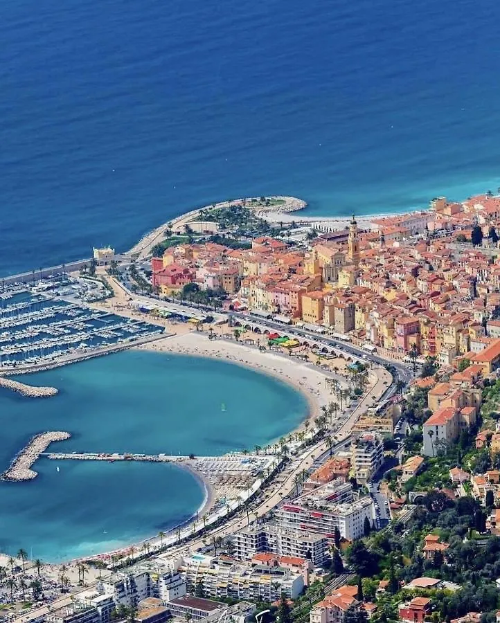 Sablettes Beach-Plage-Vue Mer-Centre Ville Menton